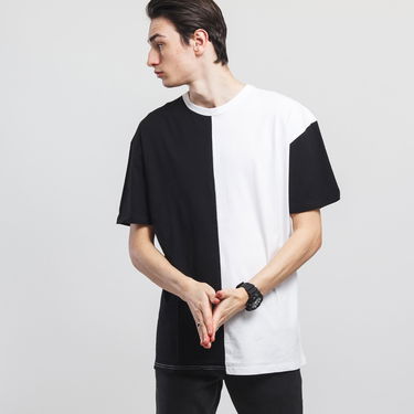 Tričko Urban Classics Oversize Harlequin Tee Čierna | TB2056 blackwhite, 0