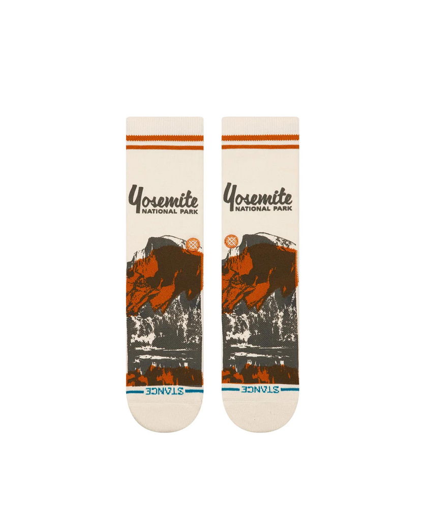 Ponožky Stance Stance Yosemite National Park Crew Socks Béžová | A555C25YOS-CVS