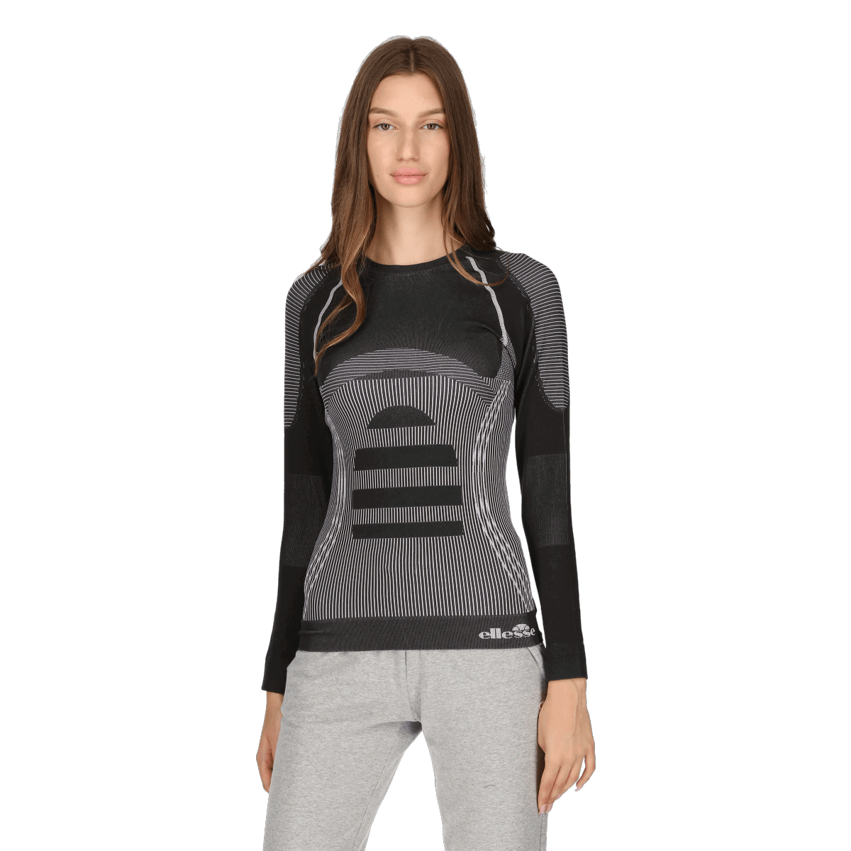 Tričko Ellesse Long Sleeve Thermal Top Čierna | ELU193200-01, 0