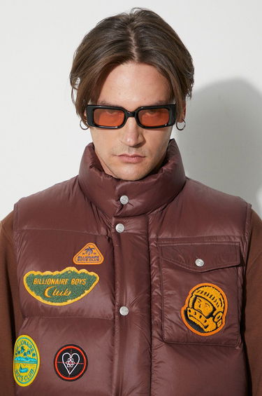 Vesta BILLIONAIRE BOYS CLUB Billionaire Boys Club Patches Down Filled Vest Hnedá | B23306, 4