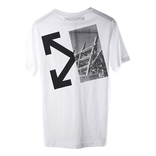 Tričko Off-White Virgil Abloh Splitted Arrows Over Tee Biela | OMAA038E191850100110