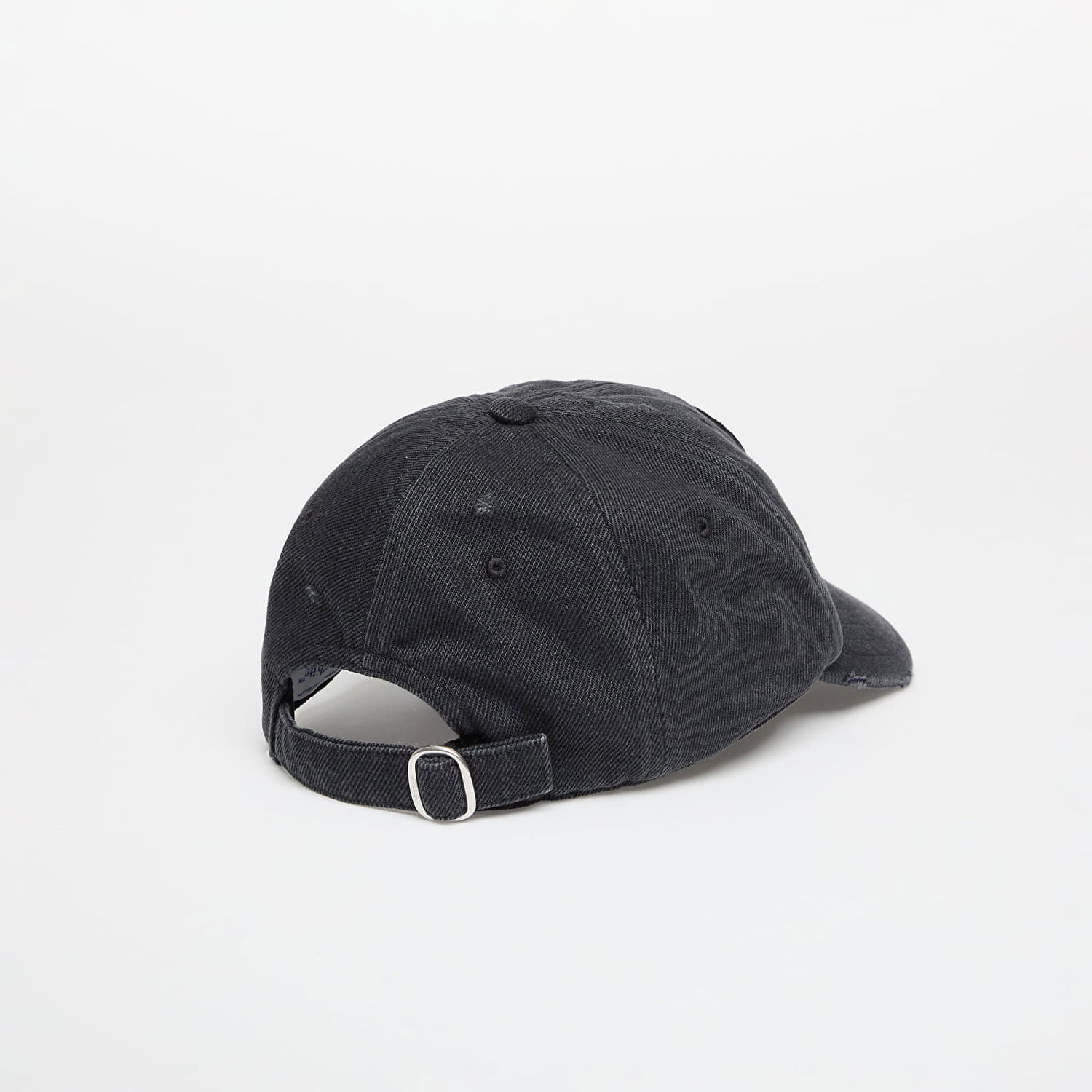 Šiltovka Off-White Off-White Distressed Denim Baseball Cap Šedá | OMLA049S25DEN0021049, 1