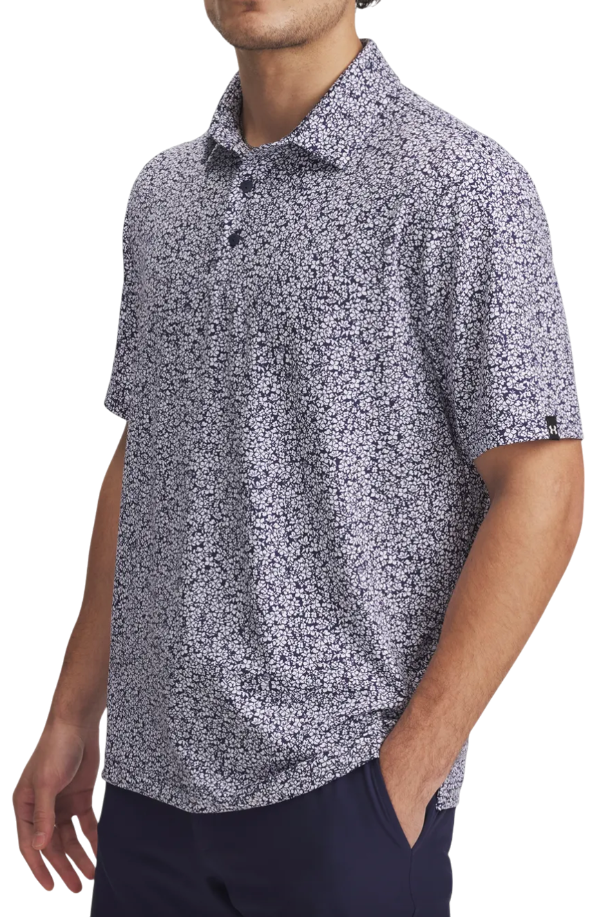 Polo tričko Under Armour Under Armour UA Plyoff 3.0 Printed Polo Shirt Navy | 1383247-414, 0