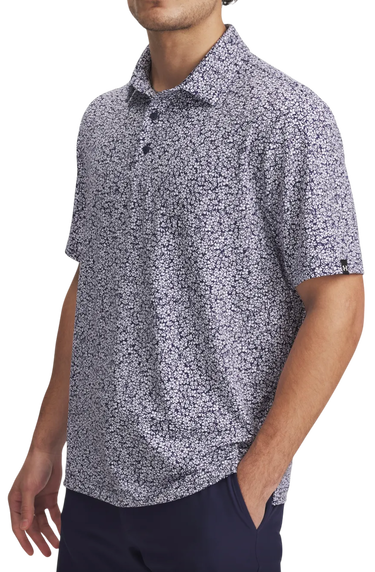 Polo tričko Under Armour Under Armour UA Plyoff 3.0 Printed Polo Shirt Navy | 1383247-414, 0