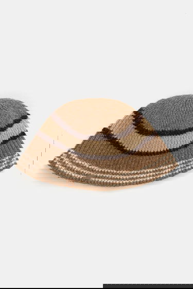 Klobúk UGG Striped Rib Knit Wool Blend Hat Rôznofarebný | 102723, 0