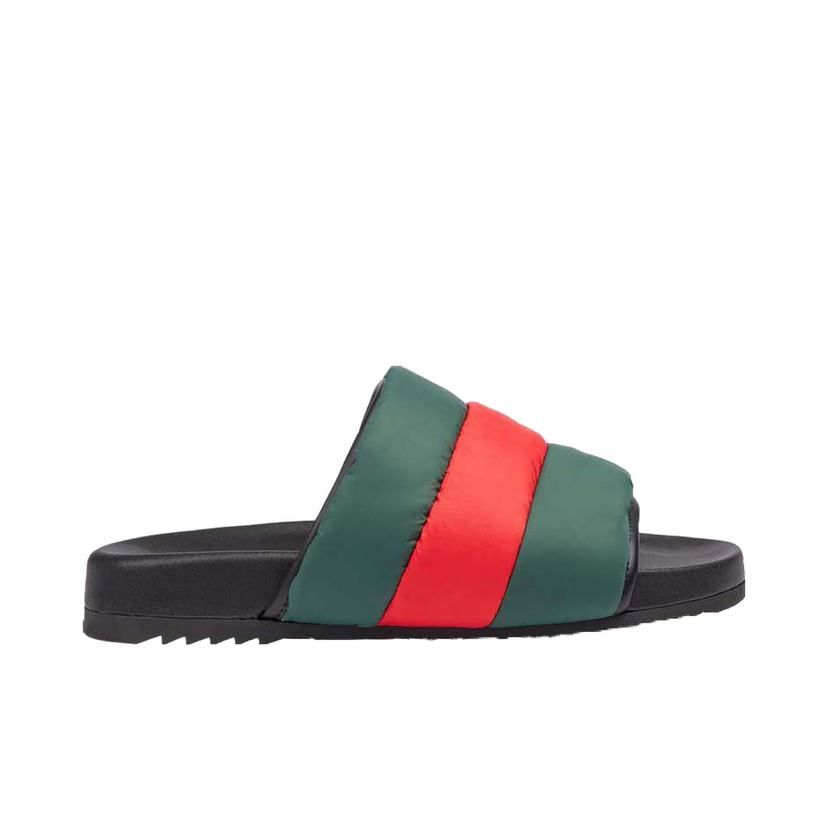 Tenisky a topánky Gucci Padded Web Slide Red Green Zelené | 692387 UFR30 3060