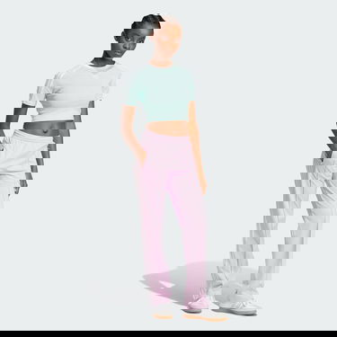 Crop Top adidas Performance 3-Stripes Cropped Tee Zelené | JD0306, 3