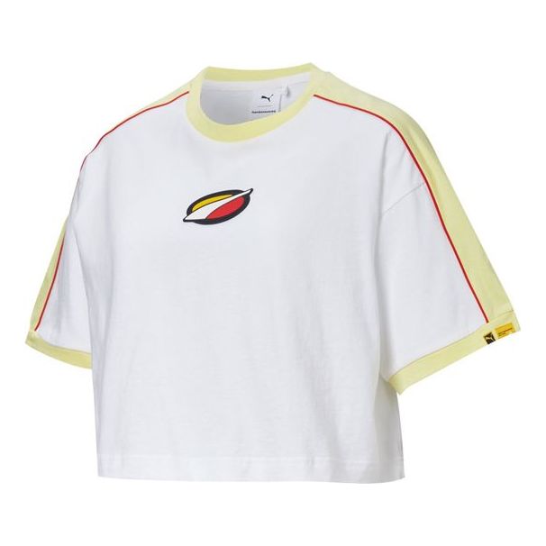 Tričko Puma Rdet Multicolor Short Sleeve T-Shirt Biela | 598074-02, 0