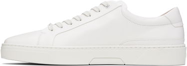 Tenisky a topánky BOSS Gary Leather Low-Top Biela | 50536841, 2