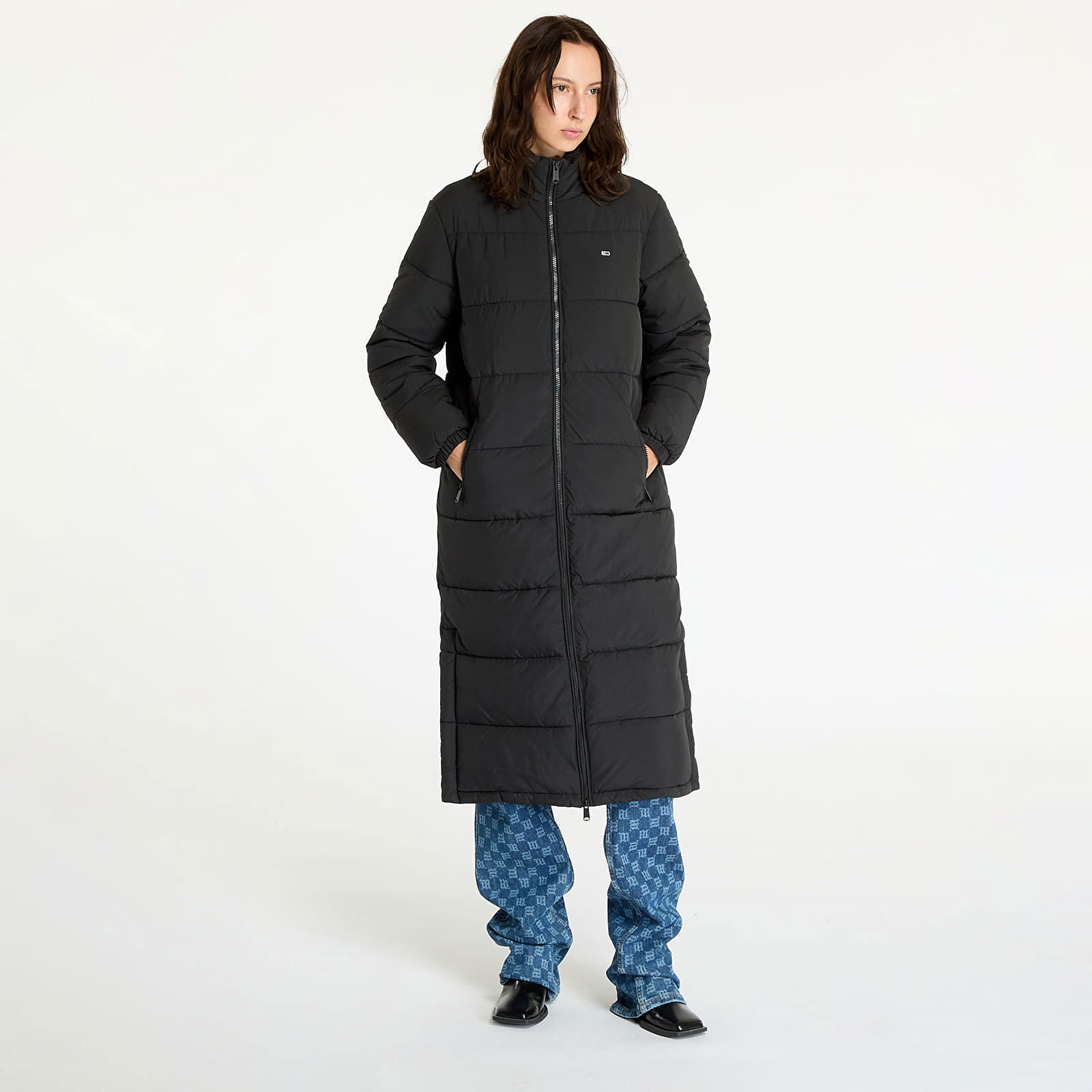 Maxi Essential Puffer Coat Black