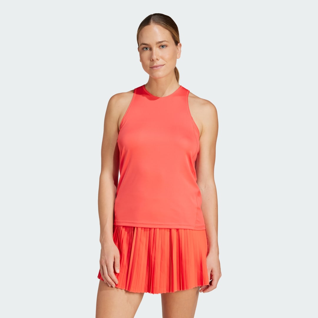Tielko adidas Performance Club Tennis Climacool Tank Top Oranžová | JH3373, 0