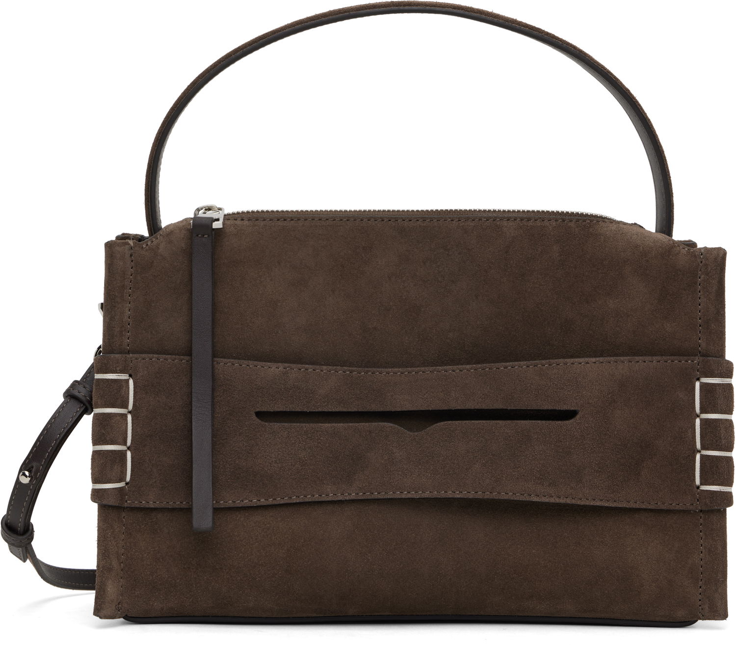 Taška cez rameno JW Anderson JW Anderson Loafer Suede Shoulder Bag Hnedá | HB0716-LA0364, 0