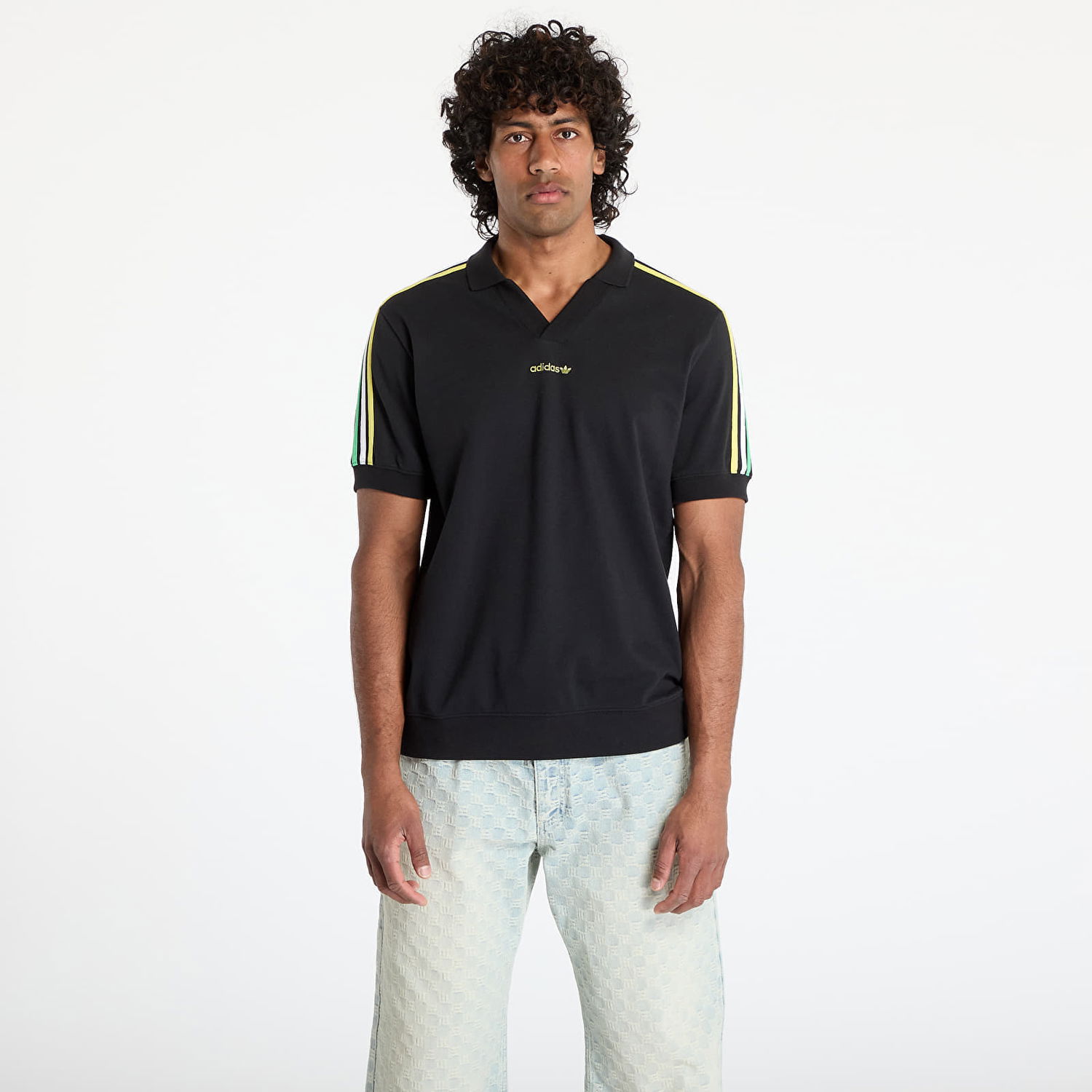 Polo tričko adidas Originals Polo T-Shirt Čierna | JD0809, 0