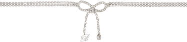 Opasok Blumarine Blumarine Rhinestone Bow Belt Metalická | P522W306A, 0