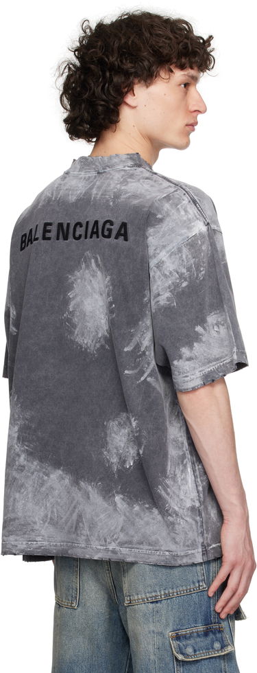 Tričko Balenciaga Balenciaga Medium Fit T-Shirt Šedá | 764235TRVI8, 2