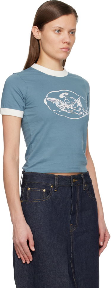 Tričko Carhartt WIP Work In Progress Reminiscing Ringer T-shirt Modrá | I036034 3GG60, 1