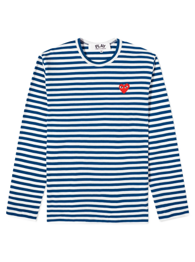 Tričko Comme des Garçons Play Heart Stripe Logo Tee Rôznofarebný | P1T164-2