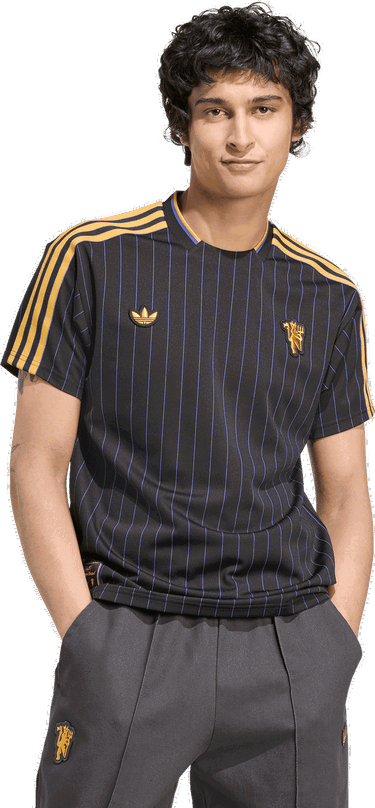 Dres adidas Performance Manchester United Terrace Icons Jersey Čierna | JN2818, 4