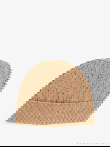 Kulicha Polo by Ralph Lauren Cable Knit Beanie Hnedá | 449959346005, 1
