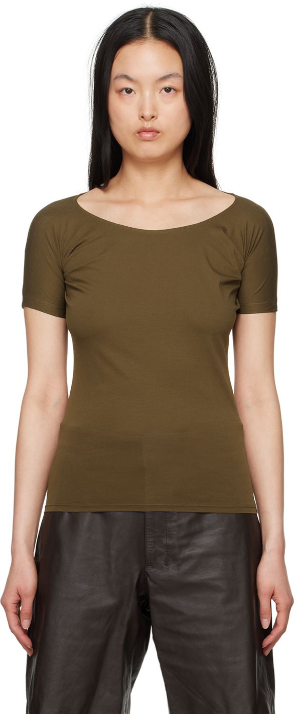 Tričko LEMAIRE Second Skin T-Shirt Zelené | TO1174 LJ053, 0