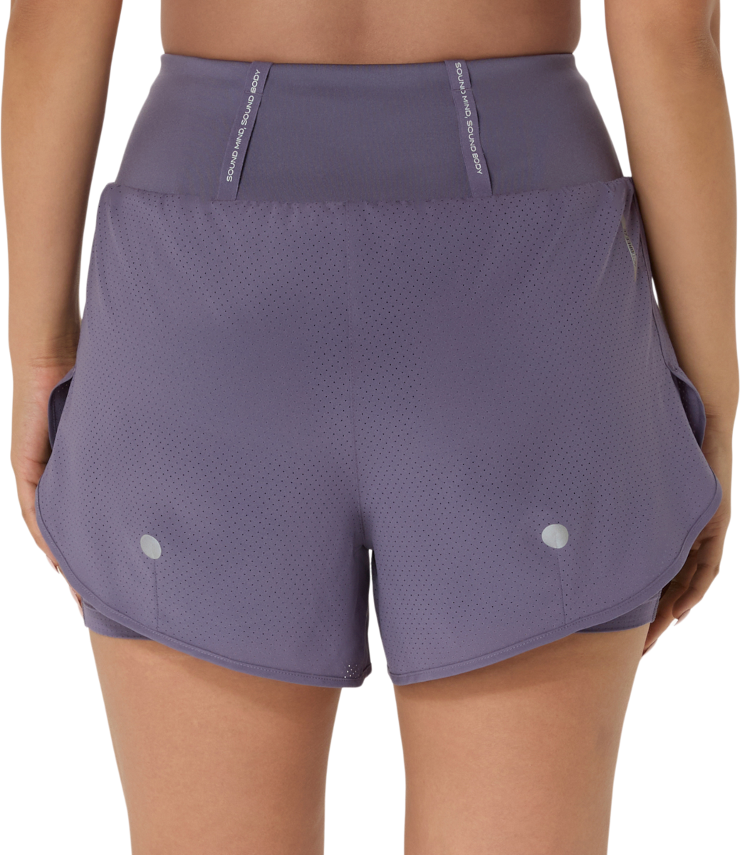 Šortky Asics Road 2-N-1 3.5" Shorts Fialová | 2012c975-500, 1