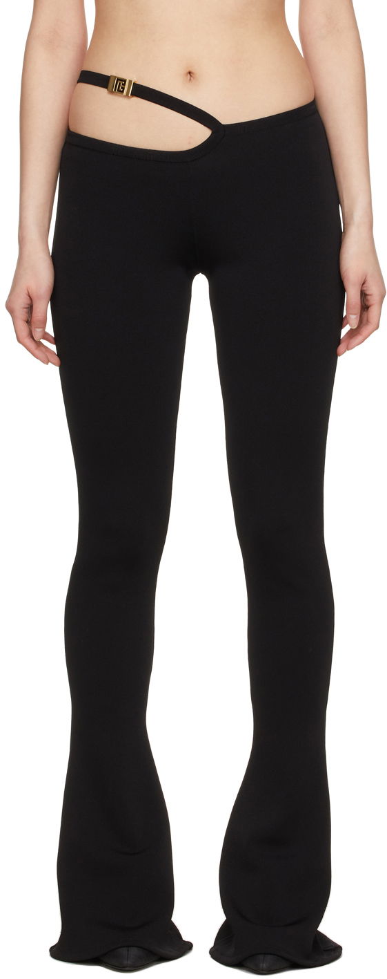 Legíny Balmain Balmain Viscose Lounge Flare Pants Čierna | XF0PP080KB59, 0