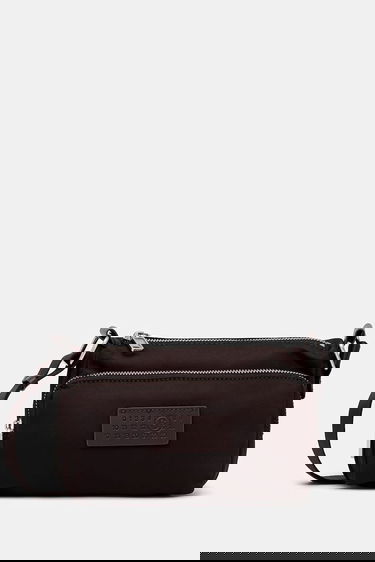 Taška cez rameno Maison Margiela Textile Multi-Pocket Shoulder Bag Hnedá | SB5WG0023.P8504.T5075, 0
