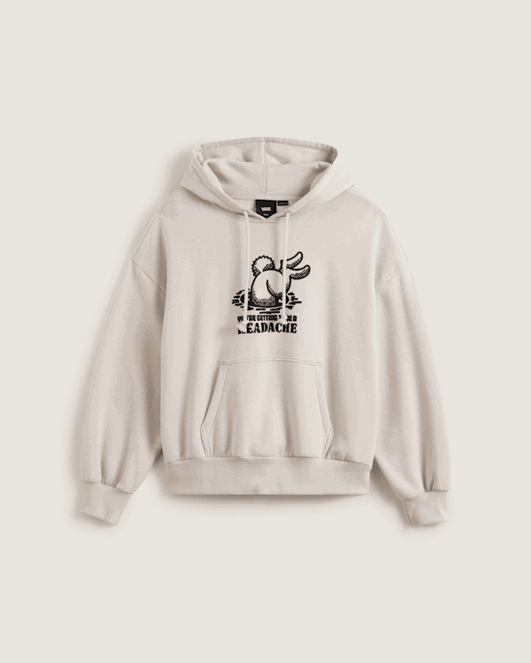 Mikina Vans Vans Down The Rabbit Hole Hoodie Béžová | VN000Q37EN9, 0
