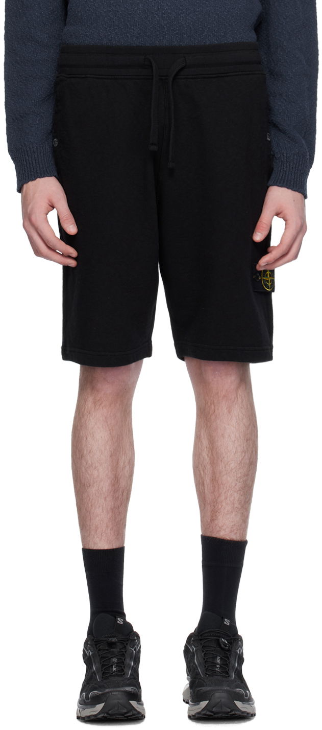 Šortky Stone Island Patch Shorts Čierna | 801563460, 0