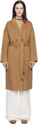 Anine Bing Dylan Double-Breasted Wool Coat