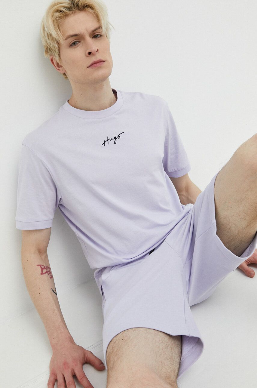 T-shirt in Cotton with Handwritten Logo