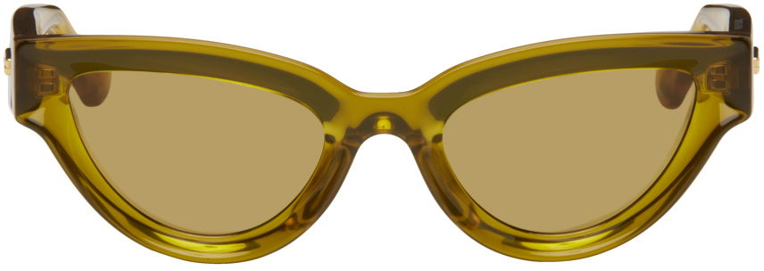 Slnečné okuliare Bottega Veneta Sharp Cat-Eye Sunglasses Hnedá | BV1249S, 0