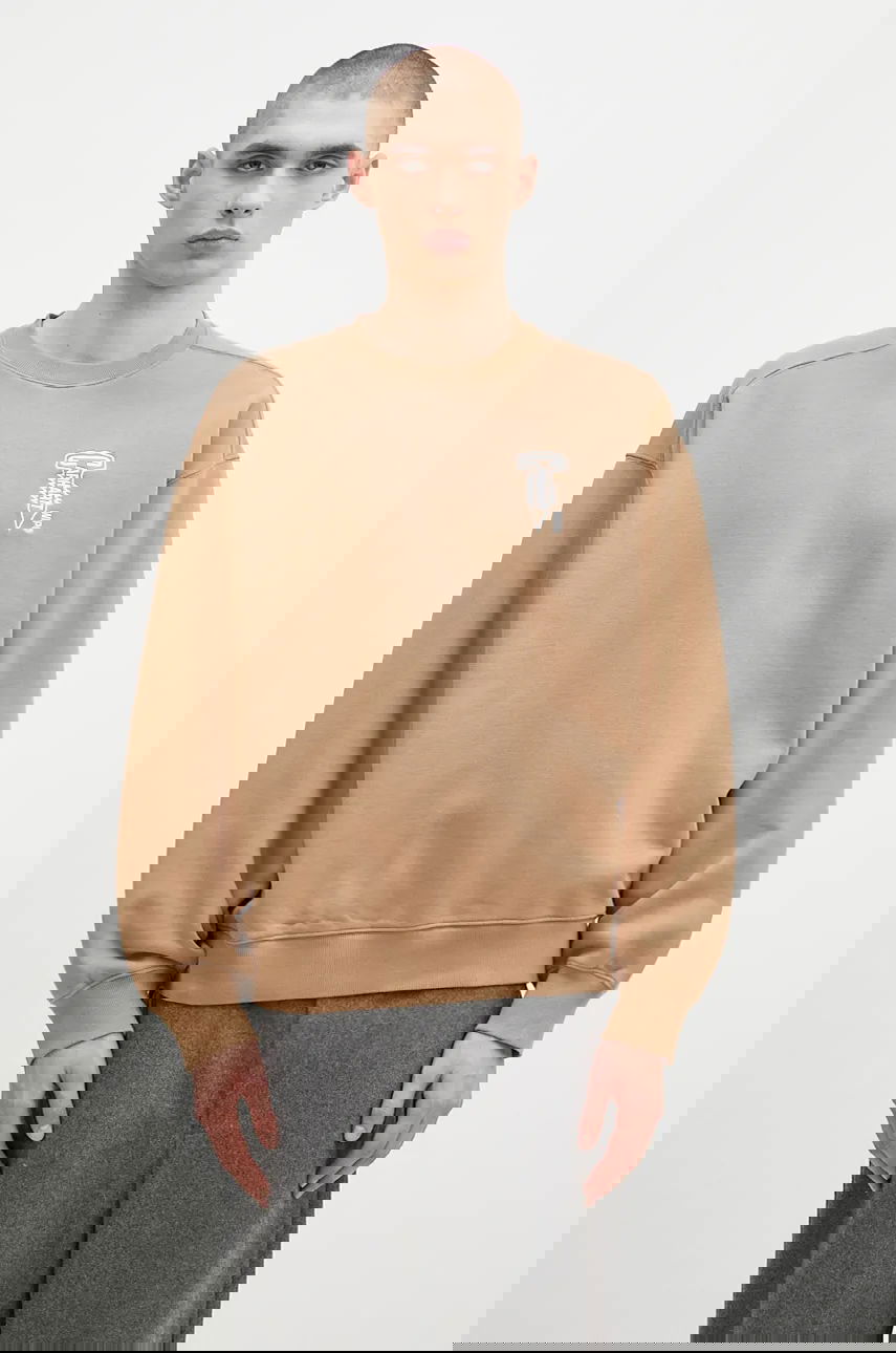 Mikina Carhartt WIP Oversized Cross Screw Graphic Sweatshirt Béžová | I034039.2KCXX, 0