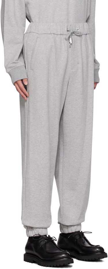 Tepláky WOOYOUNGMI WOOYOUNGMI Drawstring Sweatpants Šedá | W233PT23, 1