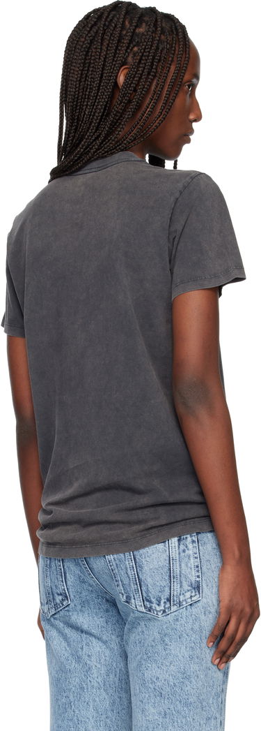 Tričko Isabel Marant Étoile Etoile Zoeline Graphic Distressed T-shirt Šedá | TS0147FA-D1N04E, 2