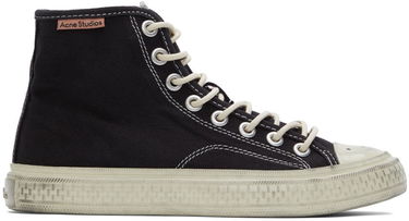 Tenisky a topánky Acne Studios Off-White Canvas High Top Čierna | AD0481-, 0
