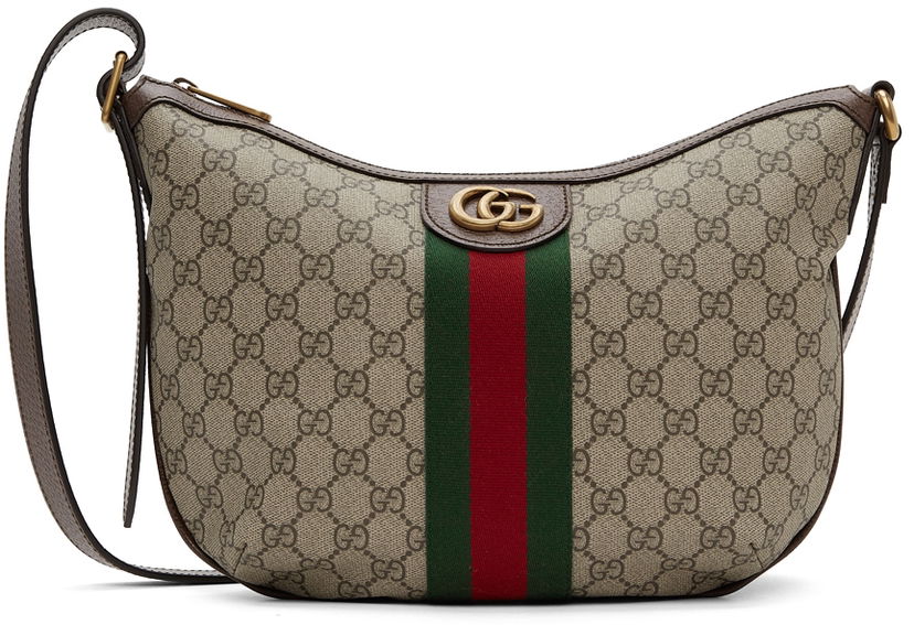 Taška cez rameno Gucci Beige Small Ophidia GG Should Béžová | 598125 9IK3T