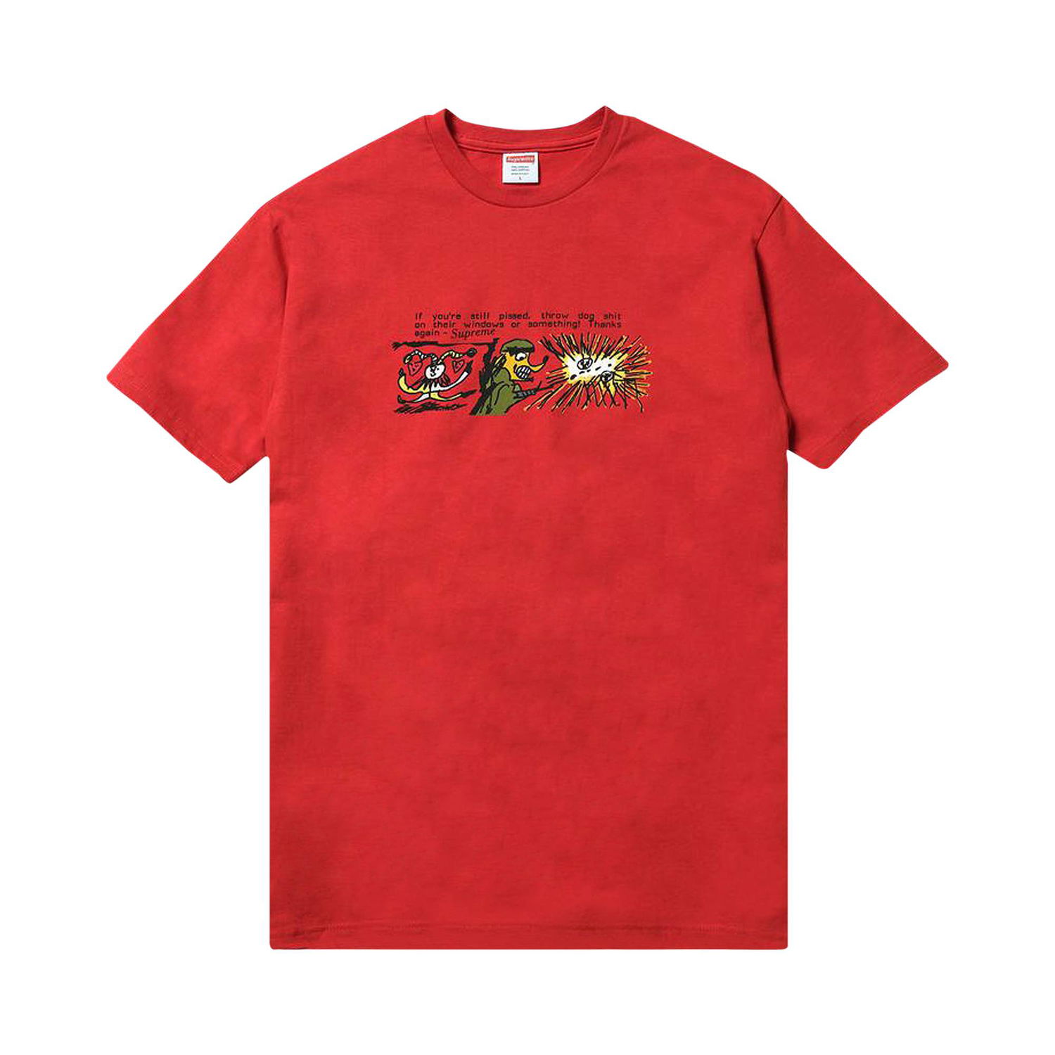 Tričko Supreme Dog Shit Tee Červená | FW17T38 RED, 1