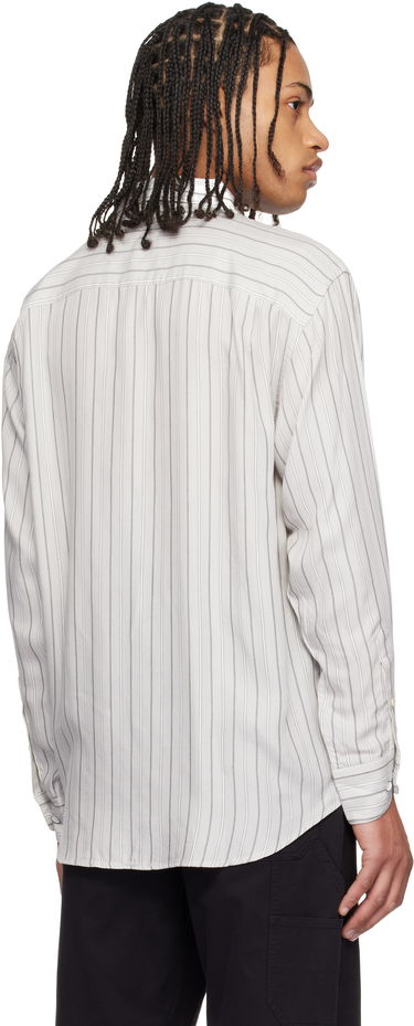 Košeľa rag & bone rag & bone Matthew Striped Shirt Biela | MBW24HA006PKML, 2