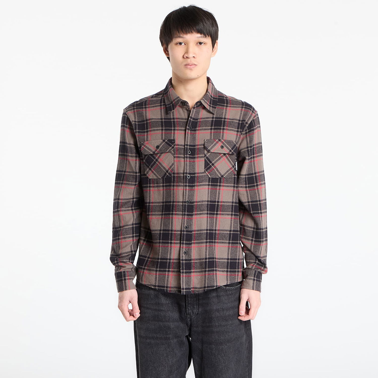 Košeľa Horsefeathers Dough Plaid Flannel Shirt Rôznofarebný | SM1219K, 0