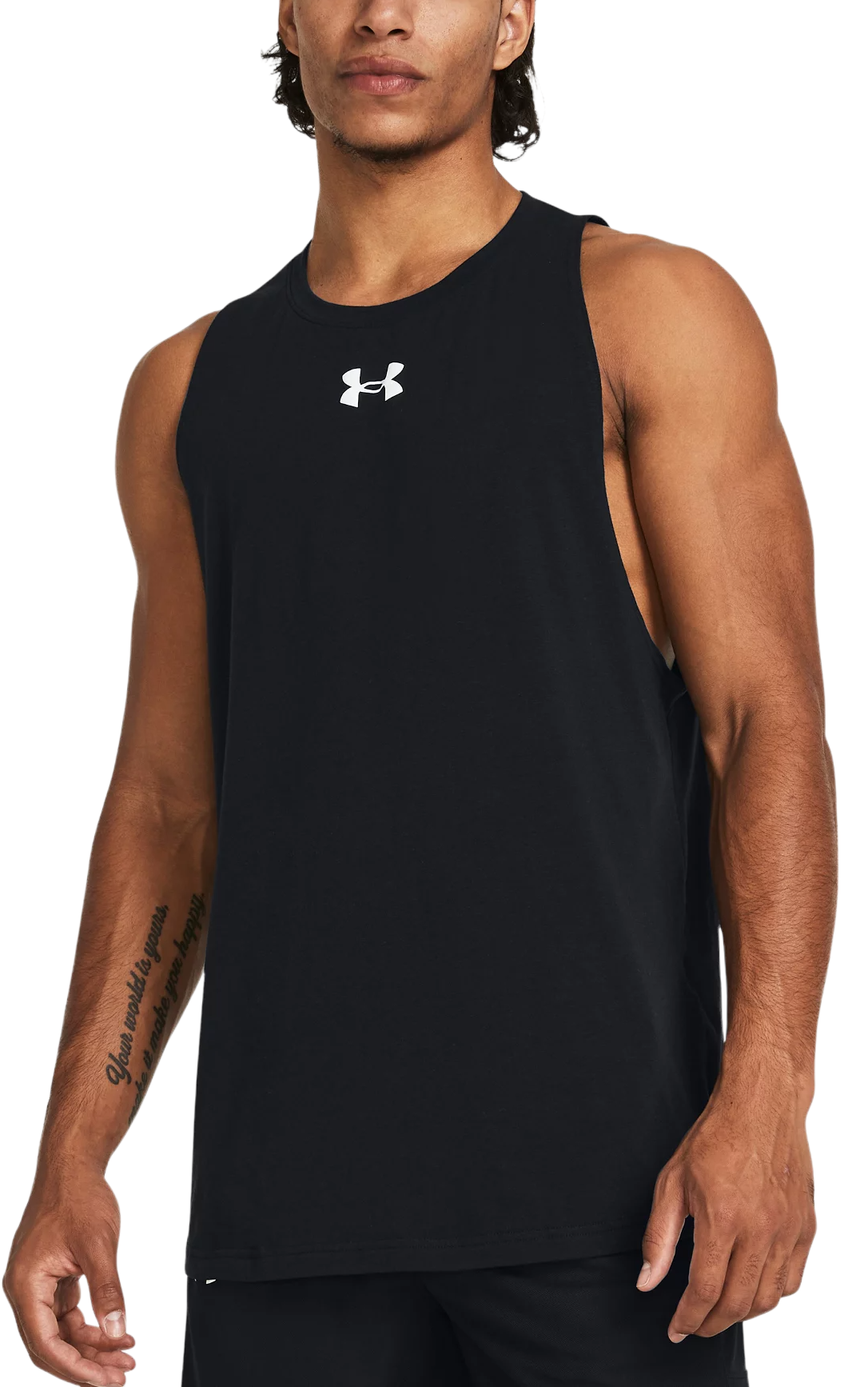 Tielko Under Armour Baseline Cotton Sleeveless Top Čierna | 1361901-005, 0