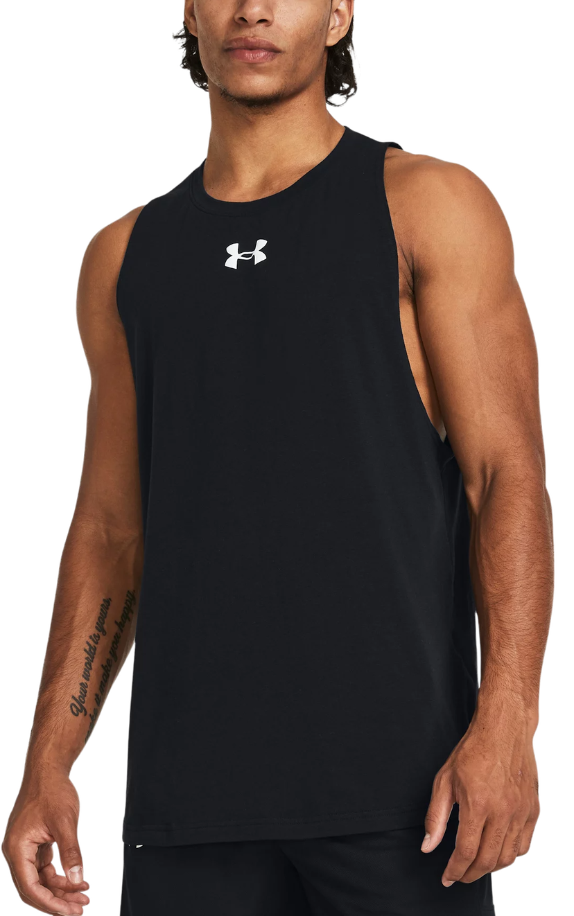 Tielko Under Armour Baseline Cotton Sleeveless Top Čierna | 1361901-005
