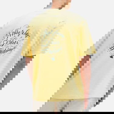 Tričko Drôle de Monsieur Not From Paris Madame Caligraphy Graphic T-Shirt Žltá | F-TS226-CO002-BAN, 3