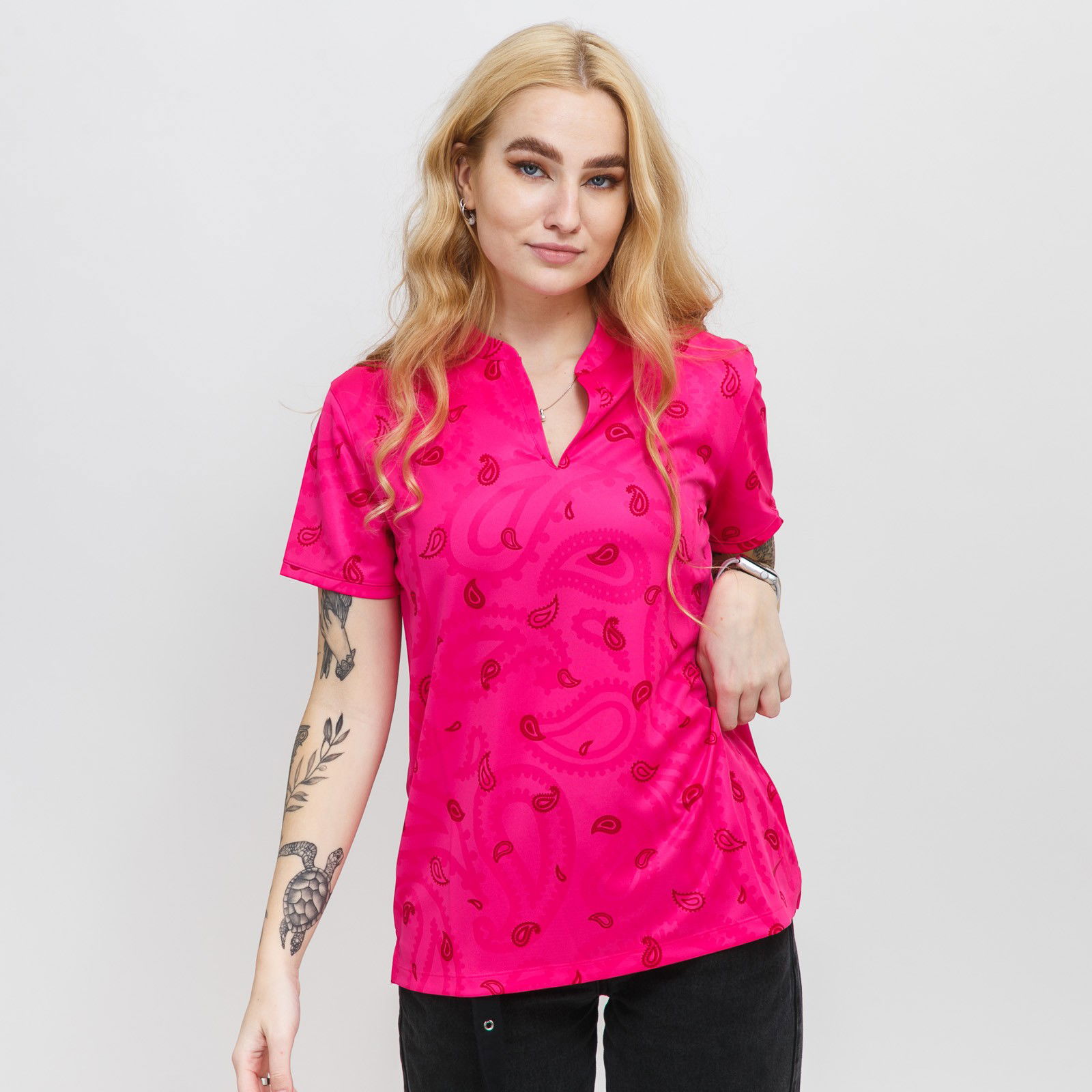 Paisley Print Polo Shirt