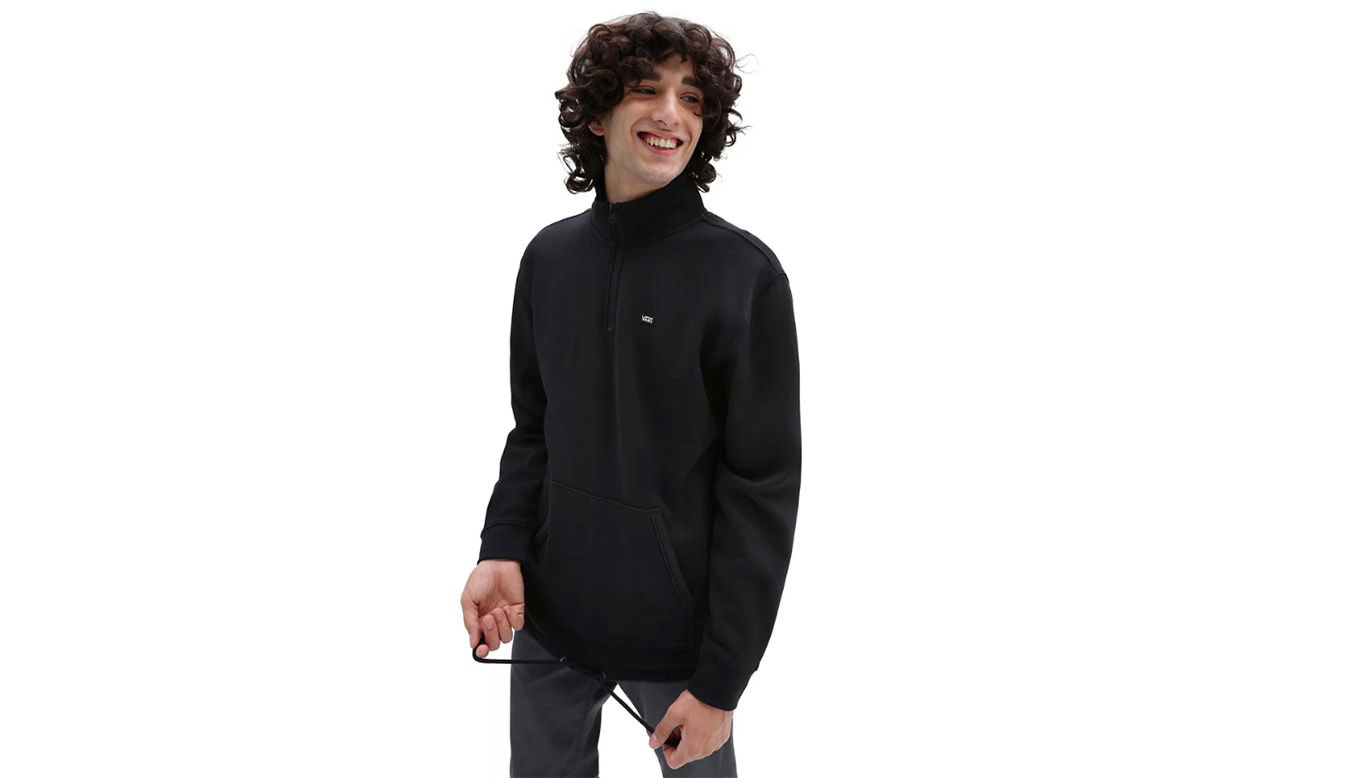 Mikina Vans Versa Standard Q-Zip Čierna | VN0A5KDSBLK, 1