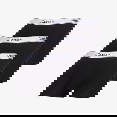 Boxerky Queens Queens 3-Pack Boxer Briefs M Čierna | QNS_079, 0