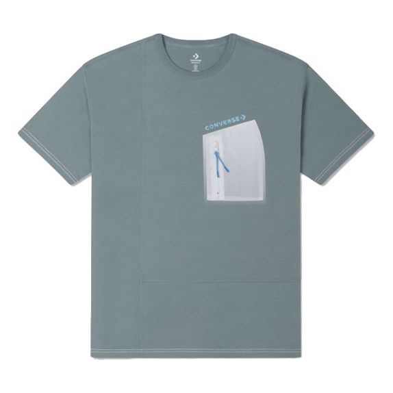 Tričko Converse T-Shirt With Zip Pocket Zelené | 10025872-A03, 0