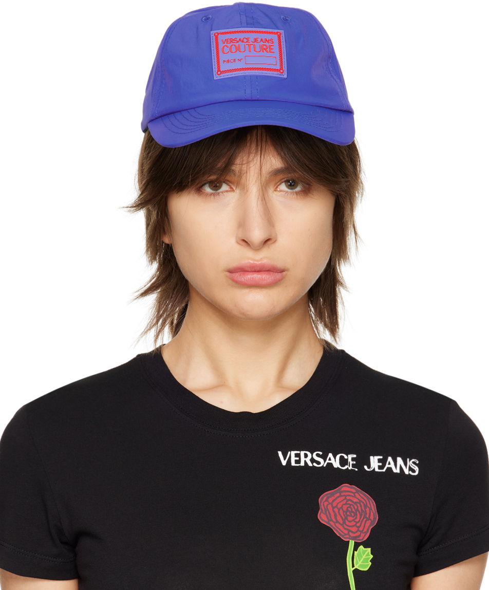 Šiltovka Versace Jeans Couture Piece Number Cap Modrá | E74VAZK15EZS574, 0