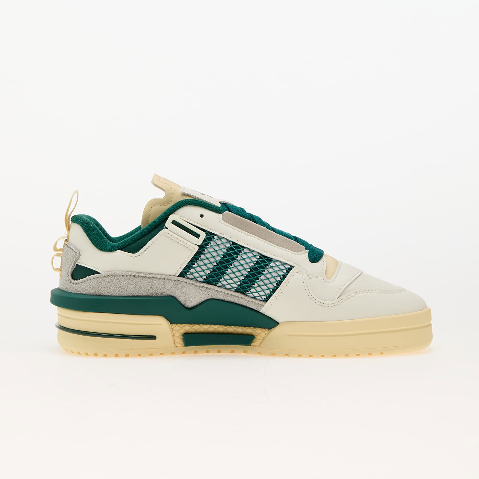 Forum Mid Low Ivory/ Off White/ Collegiate Green