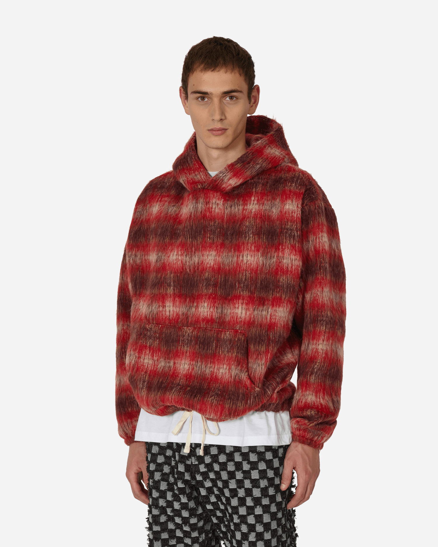 Mikina Pleasures Nameless Poncho Červená | P23F024 RED, 1